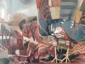 John Foker painting The Hawk